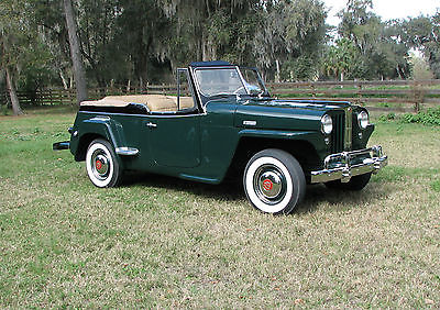 Willys : Jeepster Jeepster 1949 willys overland jeepster concours restoration rare 6 cyl