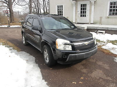Chevrolet : Equinox LT CHEV: 2005 EQUINOX LT SW  BLACK WITH TAN LEATHER SEATS- 58800 MILES-LOADED