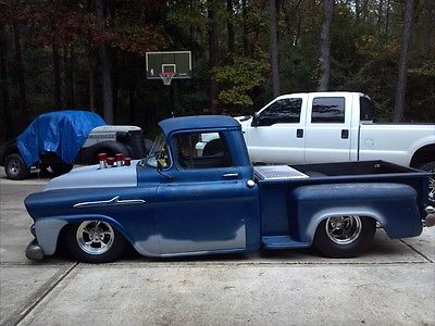 Chevrolet : Other Pickups Step side 1958 apache drag truck tribute pro street bagged