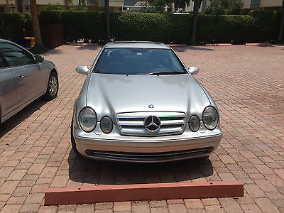Mercedes-Benz : CLK-Class Clk55 AMG 01 clk 55 amg silver black leather with extended warranty 1 owner florida car
