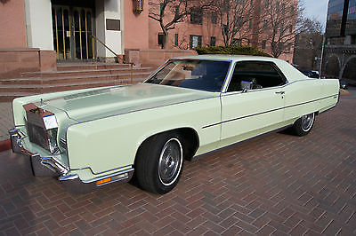 Lincoln : Continental 2DR 1973 lincoln continental coupe like new very low miles