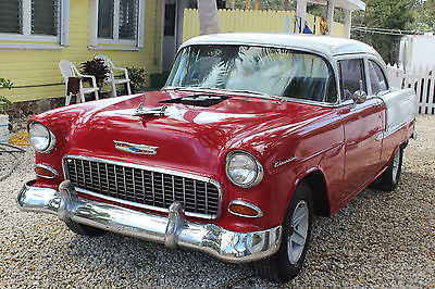 Chevrolet : Bel Air/150/210 correct trim & badges Red/White,very good condition,400 sb,Turbo 350 trans.,373 posi.   B&M shifter