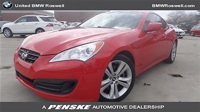 Hyundai : Genesis N/A N/A Low Miles 2 dr Coupe Gasoline 2.0L 4 Cyl RED