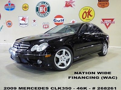 Mercedes-Benz : CLK-Class Coupe 09 clk 350 coupe sunroof nav htd lth 6 disk cd amg wheels 46 k we finance