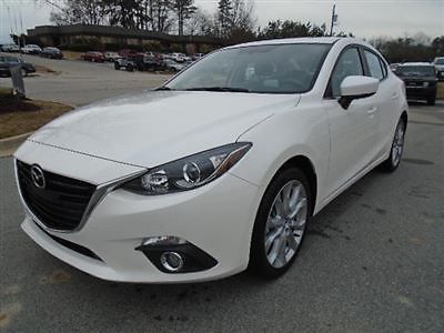 Mazda : Mazda3 S TOURING Mazda Mazda3 S TOURING New 4 dr Sedan Gasoline 2.5L 4 Cyl  Snowflake White Pearl