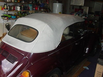 Volkswagen : Other Karmann Volkswagon Classic 1977 Super Beetle Convertible VW Bug Daily Driver rust free!!