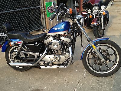 Harley-Davidson : Sportster 1987 sportster 1100 cc clean stock bike s s carb and belt drive vintage collector