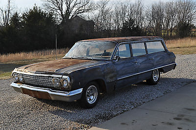 Chevrolet : Bel Air/150/210 bel air 6 passenger wagon 1963 chevrolet bel air station wagon 250 6 cylinder
