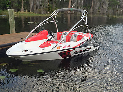 2008 SeaDoo Speedster 150 215hp Supercharged 4TEC Wakeboarding Tower and Trailer