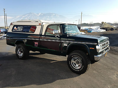 Dodge : Power Wagon W200 Camper Special 1971 dodge w 200 powerwagon 4 x 4 camper special air conditioning cruise contro