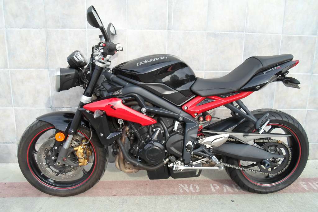 2016 Triumph Street Triple Rx ABS Jet Black