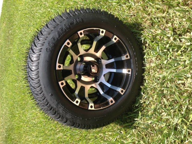 Brand New Golf Cart Tire and Wheel Packages, 0