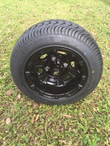 Brand New Golf Cart Tire and Wheel Packages, 1