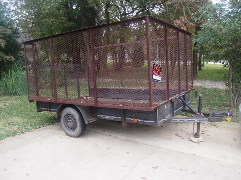8' x 10' Cargo Utility Trailer w/ Expanded Metal Sides