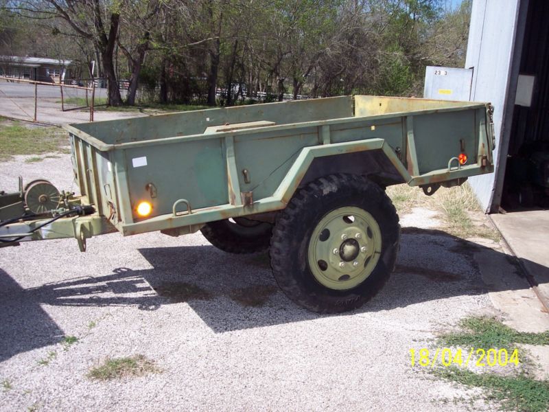 heavy duty army trailer