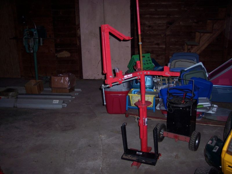 portable motorcycle tire changer