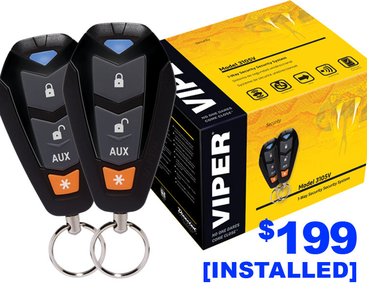 Viper Car Alarm Remote Start Keyless Entry, 2
