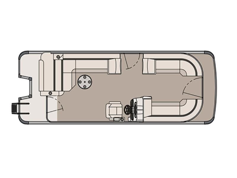 2017 Avalon LSZ Cruise - Rear Bench - 24 ft.