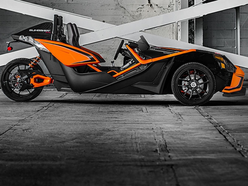 2017 Polaris Slingshot Reverse Trike SLR Orange Madness