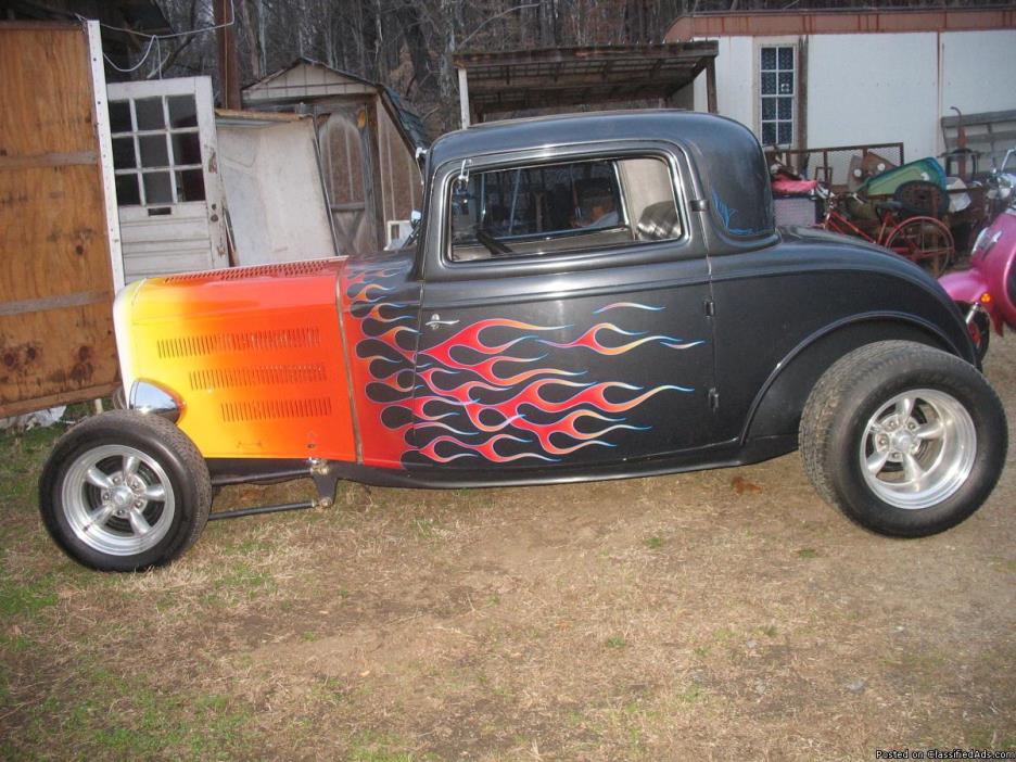 1932 Ford Coupe 3 Window All Metal/ Suicide Doors