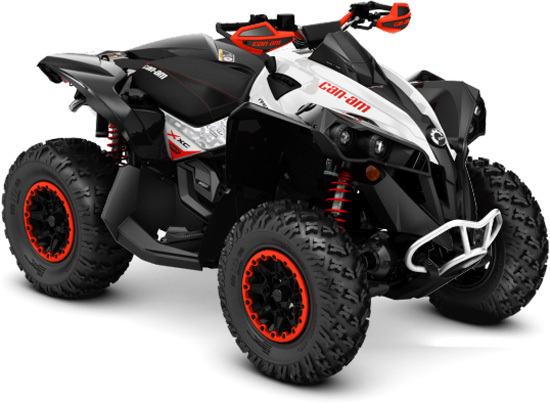 2017 Can-Am RENEGADE X XC 1000R WHITE / BLACK / CAN-AM RED