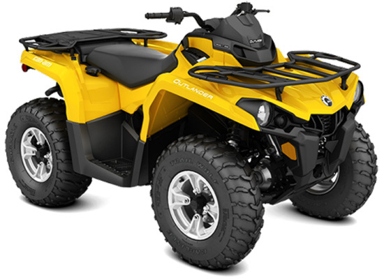 2017 Can-Am OUTLANDER DPS 570 YELLOW