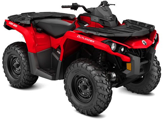 2017 Can-Am OUTLANDER 650 VIPER RED