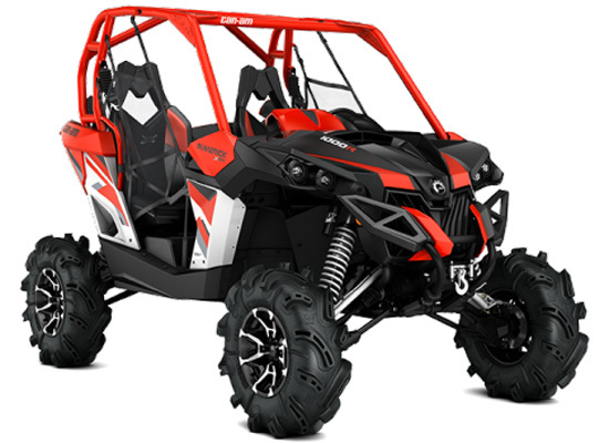 2017 Can-Am MAVERICK X MR 1000R WHITE / BLACK / CAN-AM RED