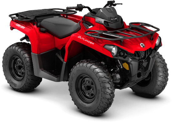 2017 Can-Am OUTLANDER 450 VIPER RED
