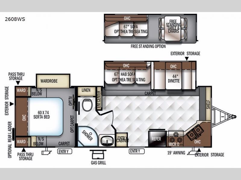 2017 Forest River Rv Rockwood Ultra Lite 2608WS