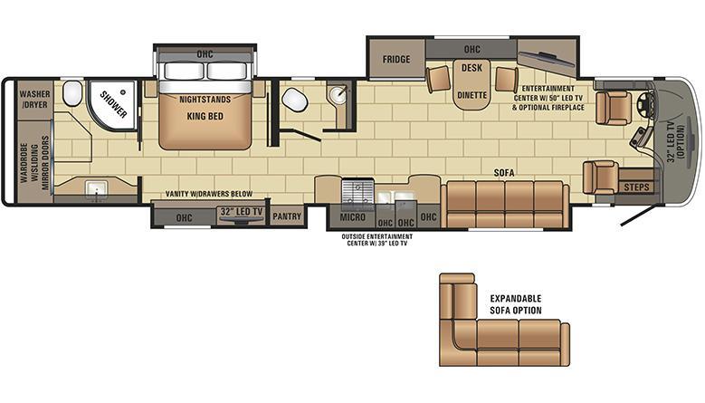 2017 Entegra Coach Insignia 44B Luxury Bath & 1/2 Coach for Sale at MHSRV