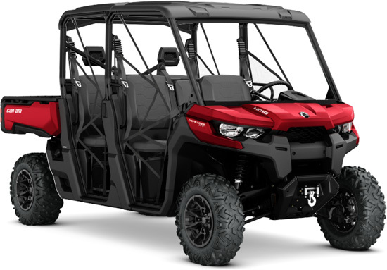 2017 Can-Am DEFENDER MAX XT HD10 INTENSE RED
