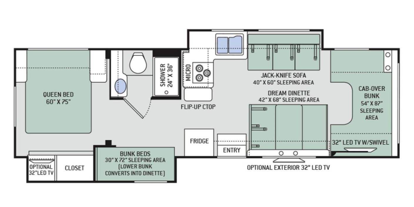 2017 Thor Motor Coach Thor Four Winds 30D