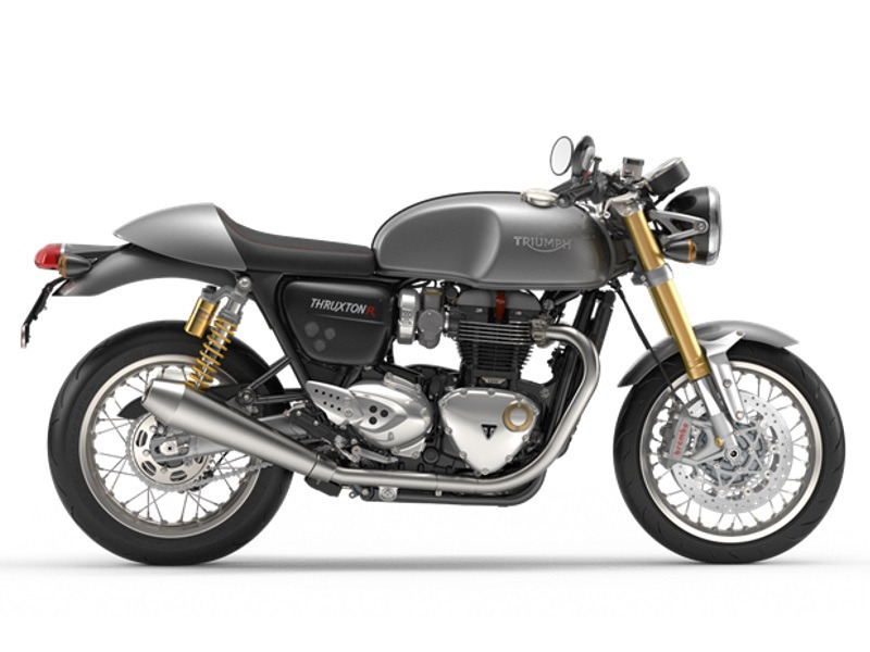 2017 Triumph Thruxton 1200 R Silver Ice