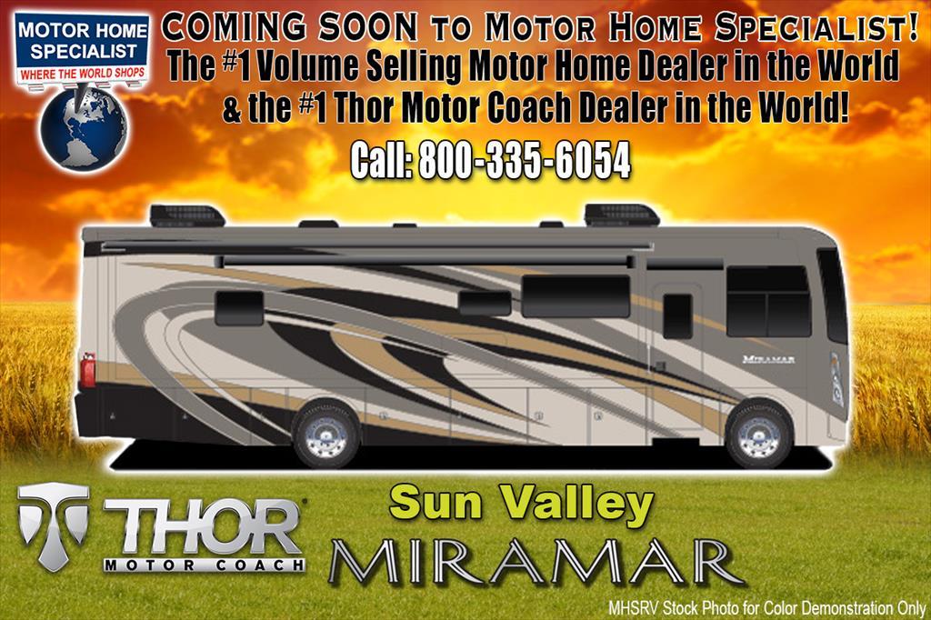 2018 Thor Motor Coach Miramar 35.3 Bath & 1/2 RV for Sale W/Dual Pane & King