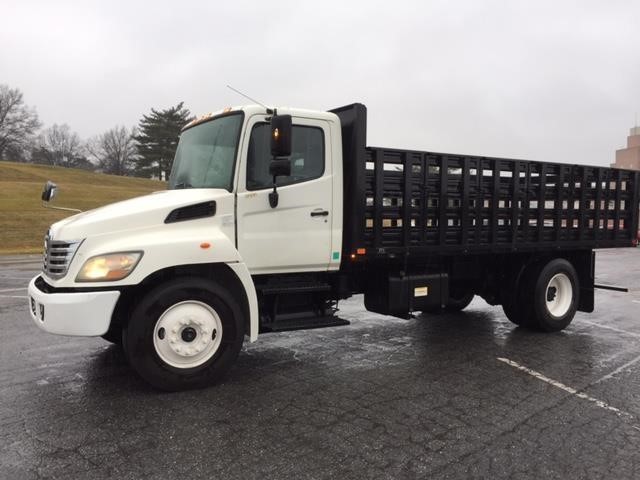 2008 Hino 338  Flatbed Truck