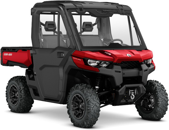 2017 Can-Am DEFENDER XT CAB HD10 INTENSE RED