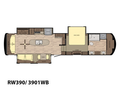 2017 Redwood Rv Redwood RW390/ 3901WB