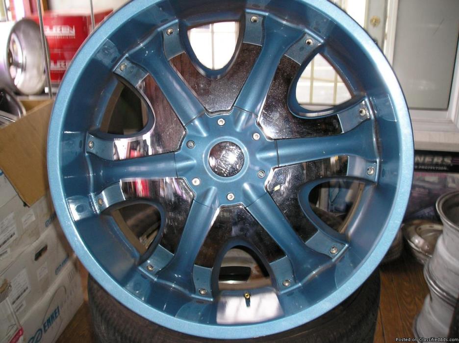 4 24 inch status wheels, 0