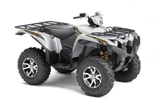 2017 Yamaha GRIZZLY EPS 4WD SE MATTE SILVER W/ ALUMINUM WHEELS