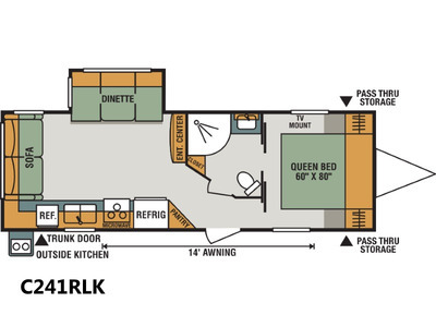 2017 Kz Rv Connect  C241RLK