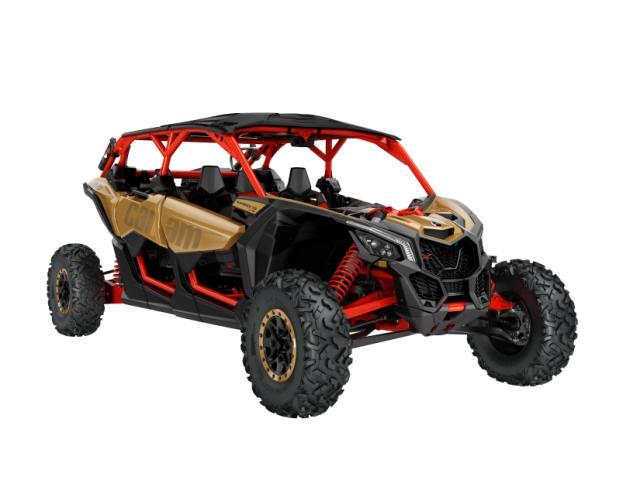 2017 Can-Am MAVERICK X3 MAX X RS TURBO R GOLD / CAN-AM RED
