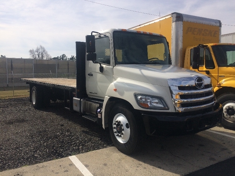 2013 Hino 268  Flatbed Truck