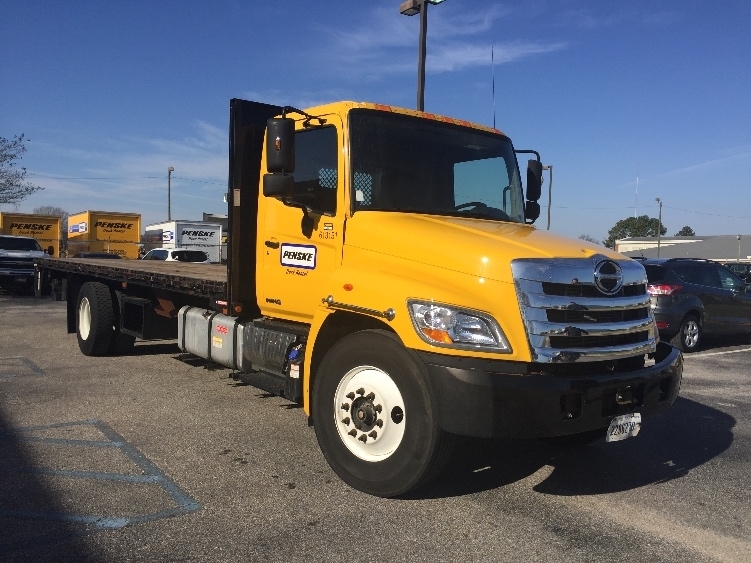 2012 Hino 268  Flatbed Truck