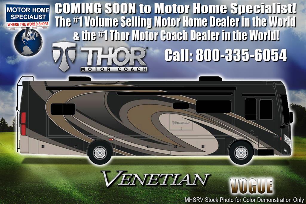 2018 Thor Motor Coach Venetian M37 Luxury Diesel RV for Sale W/Theater Seats