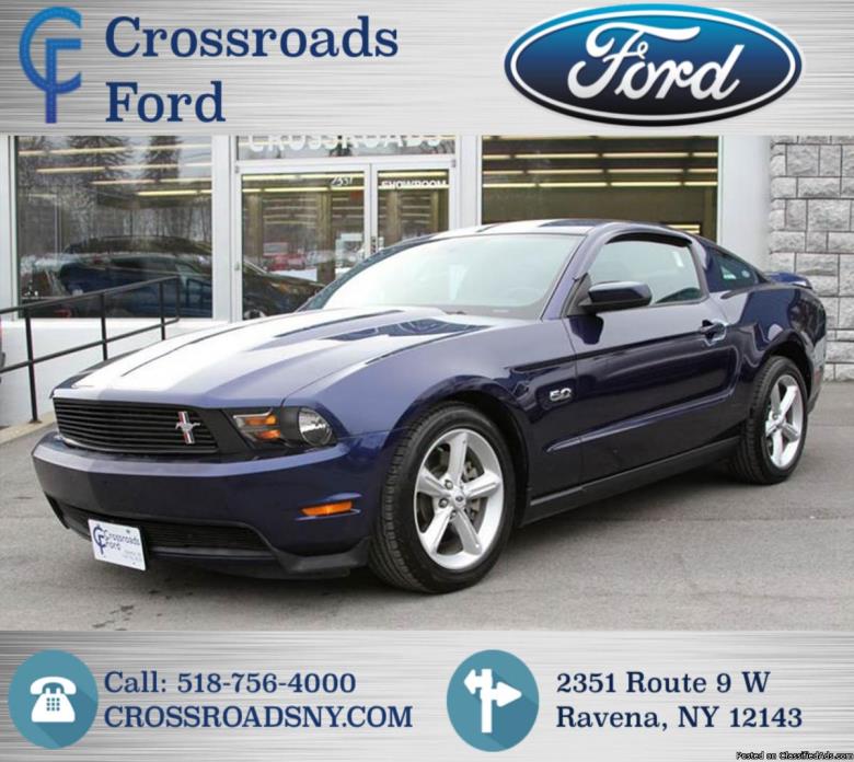 Used 2012 Blue Ford Mustang Coupe V8 in Ravena! nly 22k Miles! u9267t
