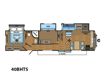 2017 Jayco Jay Flight Bungalow 40BHTS