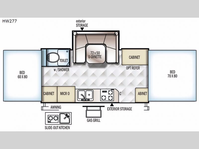 2017 Forest River Rv Rockwood High Wall Series HW277