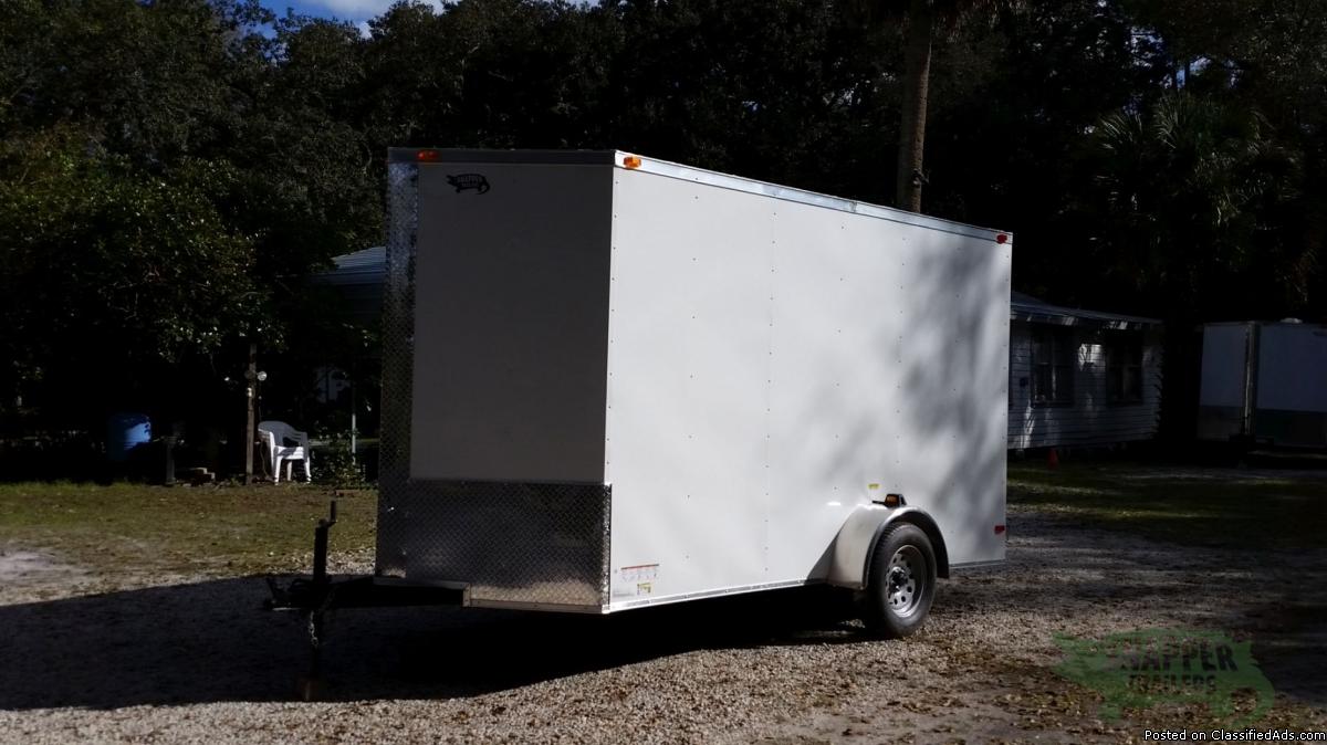 Landscaping Trailer w/Vnose and Additional 1' Height - NEW 6 ' x12 '