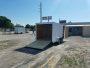 7x14' White Enlcosed Cargo Trailer with Rv Style and bar lock side door and...